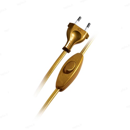 CABLAGGIO BIPOLARE ORO C/INTERRUTTORE  2MT (120-80)
