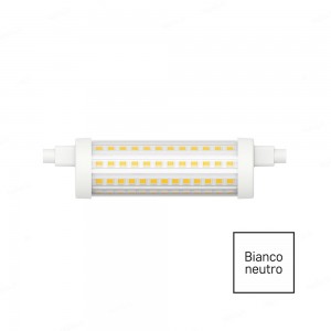 Lampada LED lineare R7S IMPERIA 213261 19W 2500lm 4000K con attacchi disassati per faretti con spazio limitato