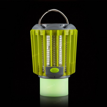 LAMPADA DA CAMPEGGIO RICARICABILE 4,5W COB OSRAM + 9X.0,5W SMD ANTIZANZARE ASALITE