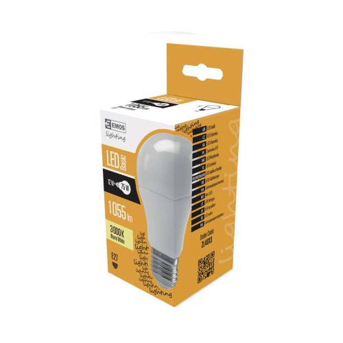 LAMPADINA LED GOCCIA 12W (75W) E27...