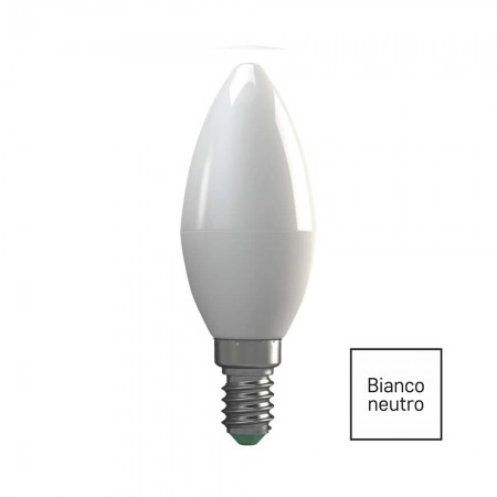 LAMPADINA LED OLIVA 8W (66W) E14 900LM 4000K EMOS ZL4117