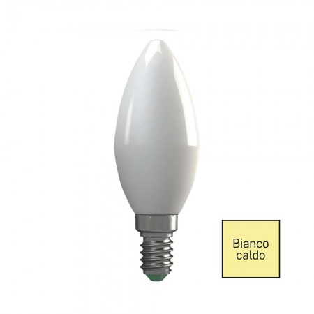 LAMPADINA LED OLIVA 8W (66W) E14 900LM 3000K EMOS ZL4116