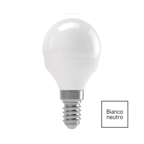LAMPADINA LED SFERA 8W (66W) E14 900LM 4000K EMOS ZL3912
