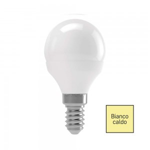 LAMPADINA LED SFERA 6W E14...