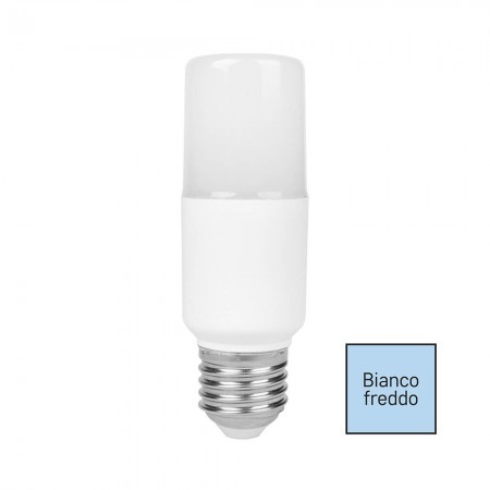 LAMPADINA LED TUBOLARE LED 9W E27 6400K THOR VIVALUX 003981
