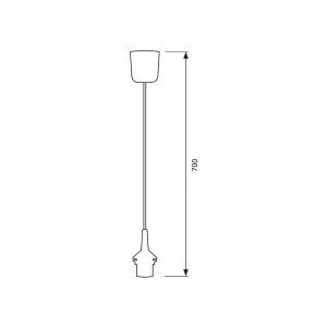 PENDEL BIANCO 700MM VIVALUX... 2