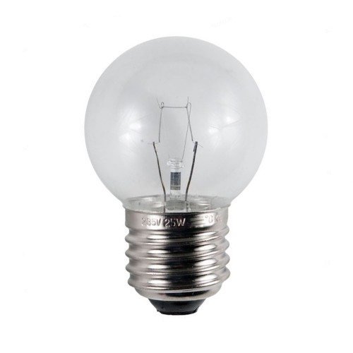 Lampadina per forno sfera E27 25W, 300°, alta temperatura
