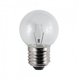 Lampadina per forno sfera E27 PIZZA 500 gradi 40W 220V alta temperatura 45x70mm resistente calore estremo.