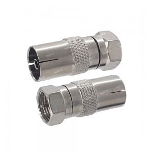 Adattatore da Spina SAT F a Presa TV 9.5mm Ecova 31389