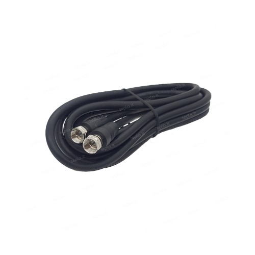 Prolunga Satellitare 2m Connettori F | Colore Nero