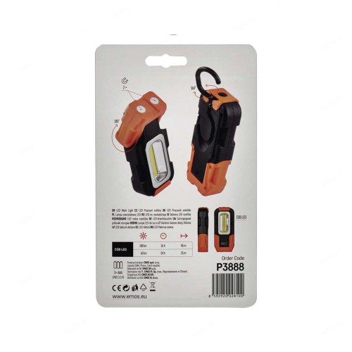 LAMPADA DA LAVORO A BATTERIE 3W COB...