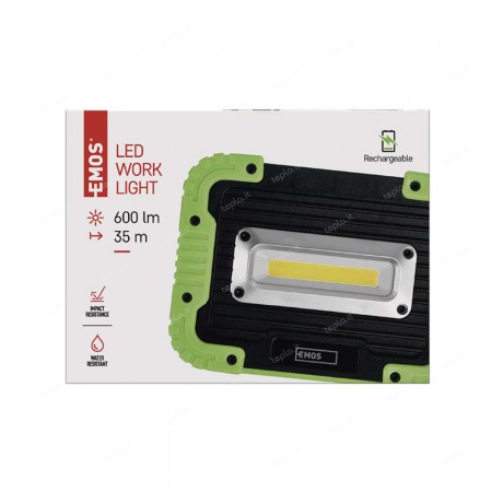 LAMPADA DA LAVORO RICARICABILE 5W COB LED P4534 EMOS