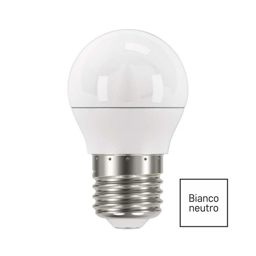 LAMPADINA LED SFERA 5W E27 4100K 470LM EMOS ZQ1121