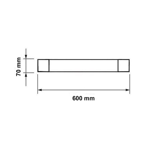 PLAFONIERA LED BATTEN LIGHT 20W 60CM...