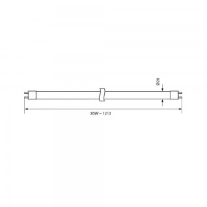 TUBO FLUORESCENTE T8 36W... 2