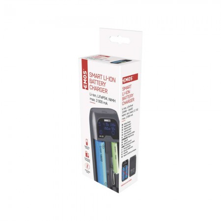 CARICABATTERIE SMART PER BATTERIE AL LITIO NiMH BCL-20D EMOS N9221