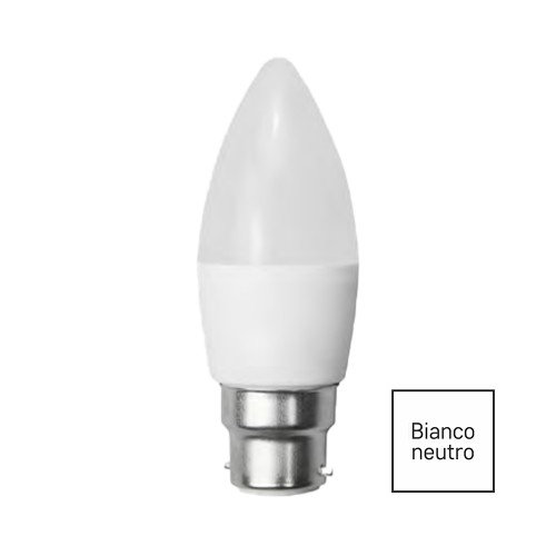 LAMPADINA LED OLIVA 6W B22 480LM 4500K OPTONICA 1951