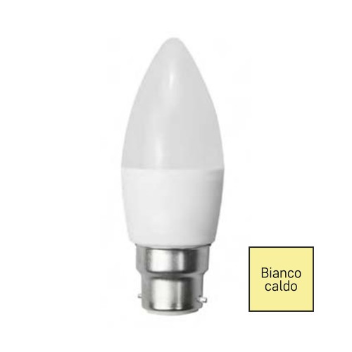 LAMPADINA LED OLIVA 6W B22 480LM...