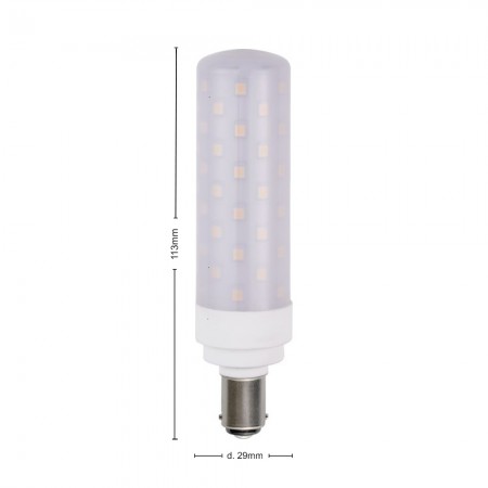 Lampadina LED BA15D 10W (75W) Dimmerabile - Luce Calda 3000K, Alta Resa CRI90