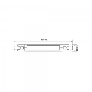 Lampadina COB LED R7S 4W... 2