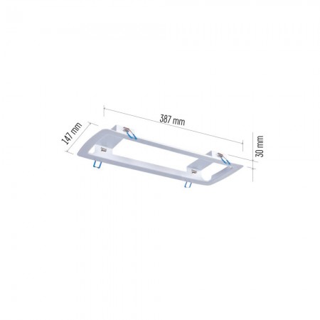 Telaio per Installazione Incasso per Lampada Nessi ZN110 | Emos ZN1111