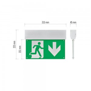 Lampada di Emergenza LED a Bandiera - Emos ZN1210 2