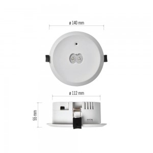 Lampada di Emergenza LED ORSU per Incasso Controsoffitti - Emos ZN1310 2