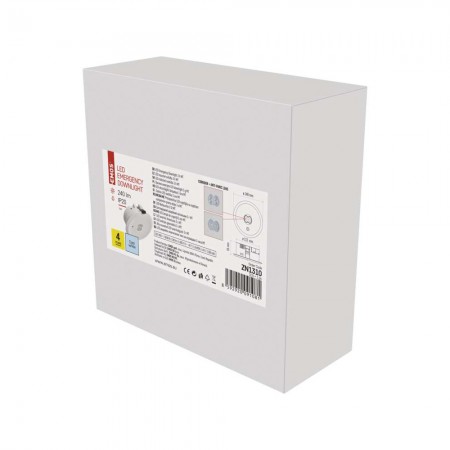 Lampada di Emergenza LED ORSU per Incasso Controsoffitti: Sicurezza e Design | Emos ZN1310