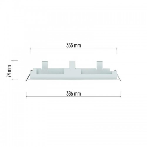 Telaio per Lampada Emergenza ZN1210:...