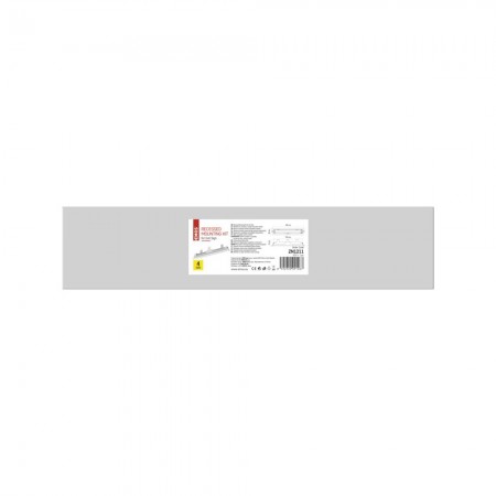 Telaio per Lampada Emergenza ZN1210: Installazione Ad Incasso Elegante | Emos ZN1211