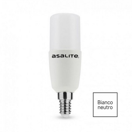 TUBOLARE LED E14 7W 4000K 600LM STICK ASALITE 0172