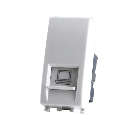 Presa di rete RJ45 823B serie GEM Mapam compatibile Vimar Plana