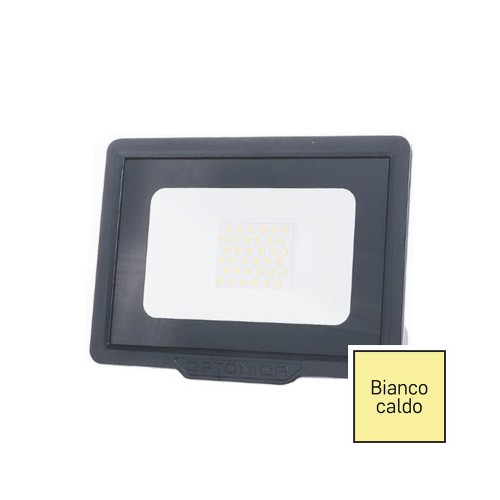 FARO LED 10W IP65 2700K NERO SLIM OPTONICA 5917