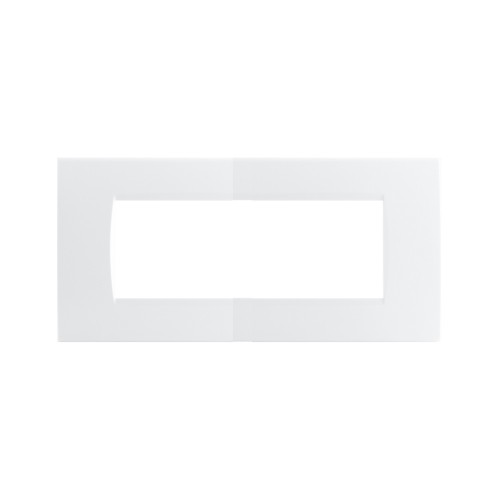 PLACCA 7 POSTI BIANCA TECNOP. 8007-01 COMPATIBILE LIVING INTERNATIONAL