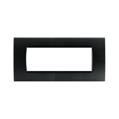 PLACCA 7 POSTI NERA TECNOP. 8007-02 COMPATIBILE LIVING INTERNATIONAL