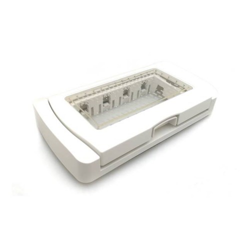 PLACCA IDROBOX BIANCA 4 MODULI S8004B COMPATIBILE LIVING INTERNATIONAL