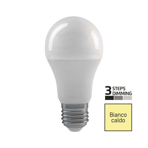 LAMPADINA LED E27 10.5W (75W) 2700K 1060LM GOCCIA STEP DIMMERABILE EMOS ZL4206
