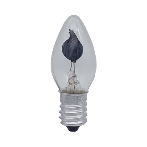 LAMPADINA VOTIVA E14 OLIVA 3W 220V 23X55