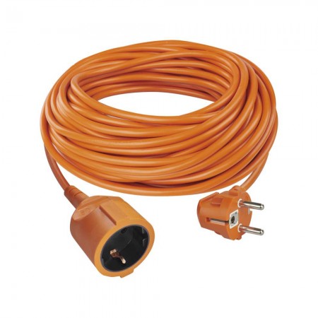 PROLUNGA DA GIARDINO 20M 3x1.5MM ARANCIONE SPINA E PRESA SCHUKO P01220R
