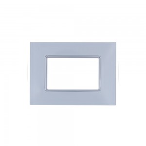 PLACCA 3 POSTI VETRO BIANCA...