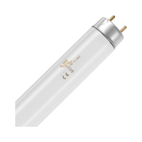 Tubo fluorescente attinico T5 8W BL368 16x288: ideale per lampade insetticida, emette luce UV per attrarre insetti.
