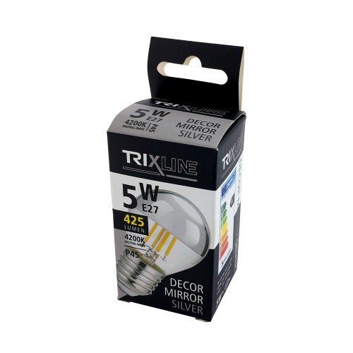 LAMPADINA LED FILAMENTO E27 5W SFERA...