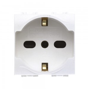 Presa Schuko bipasso UNEL...