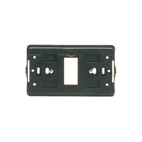 Supporto 1 foro rettangolare per scatola tonda Venus Marlanvil 1801.CG compatibile Magic