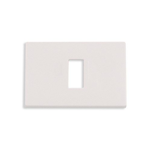 Placca 1 foro bianco puro Venus Marlanvil 1861.1F.B compatibile Magic