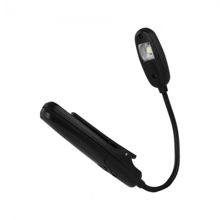 LAMPADA DA LETTURA LED A PINZA 10LM A BATTERIA 1 X AAA EMOS P3400