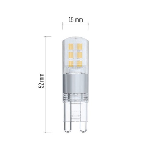 Lampadina LED G9 2.6W (30W) 4000K -...