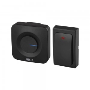 campanello senza fili nero EMOS P5729B pulsante senza batteria