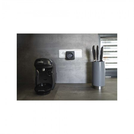 Campanello Senza Fili Nero | Pulsante Senza Batterie, 36 Melodie, 180mt | EMOS P5729B