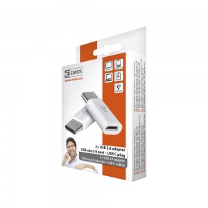 Adattatore Micro USB B 2.0 a USB-C 2.0 | EMOS SM7023 2